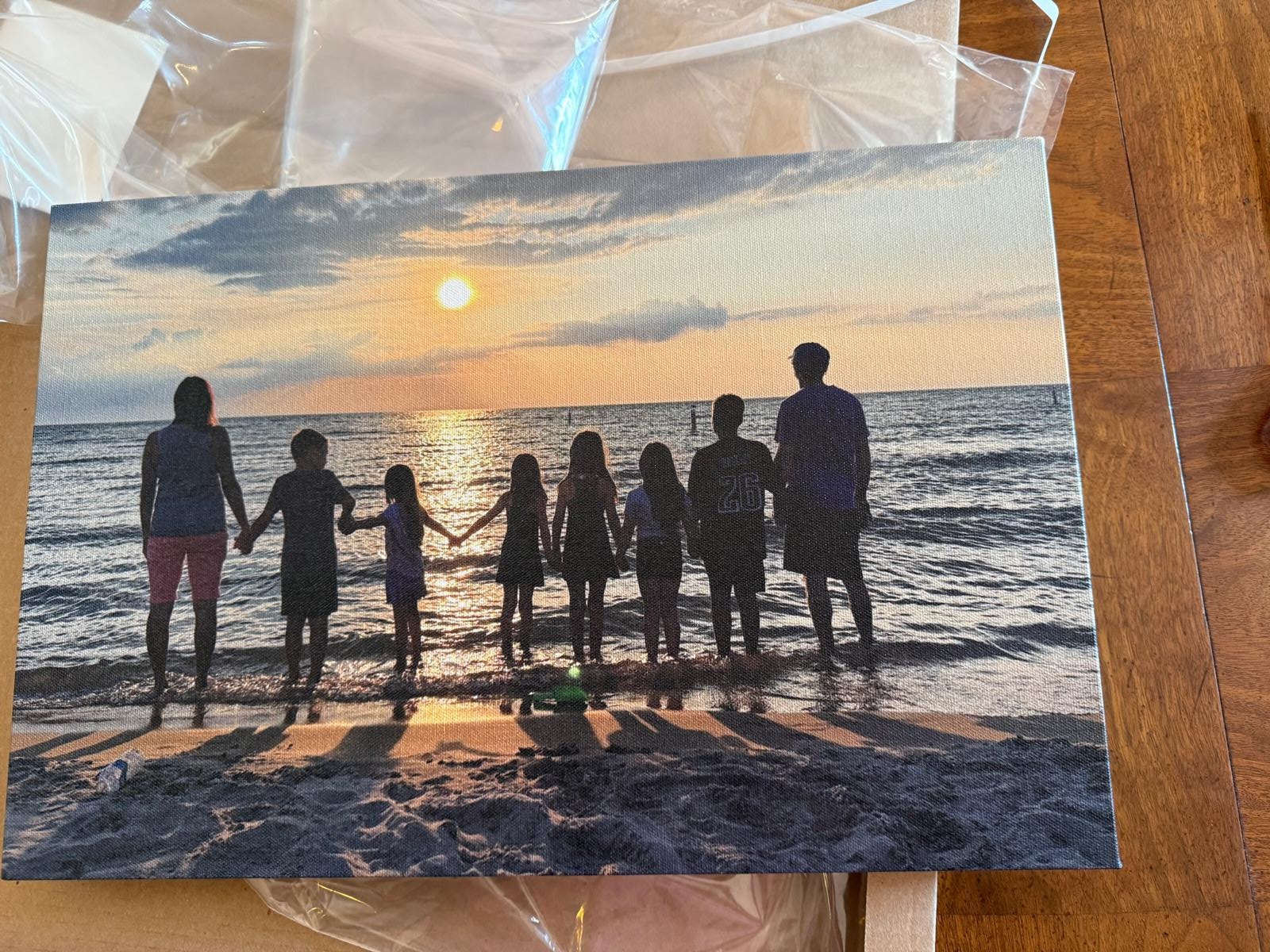 Customer canvas - beach vacation